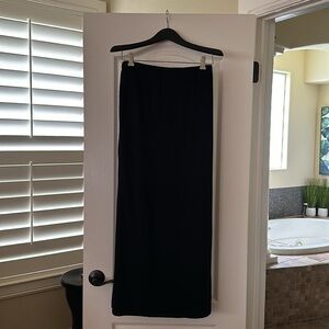 Splendid Black London Rib Maxi Skirt Size Medium